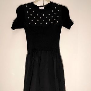 Valentino Black Sweater Dress NWT
